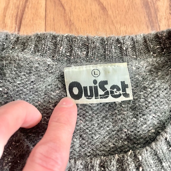 Nordic vintage sweater blend of lamb wool, cashmere and silk - Picture 2 of 5